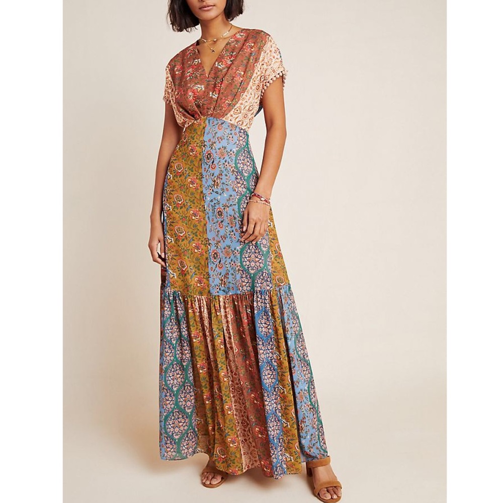 New Anthropologie Sachin Babi Angelica Maxi Dress